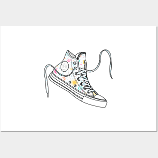 Cancer high tops - Pastel colours Posters and Art